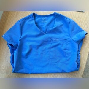 Jaanuu Women’s XXS Ceil blue scrub top